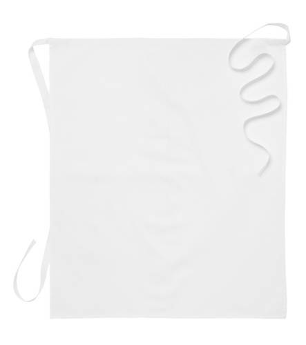 Forstykke 1445 hvidt uden lomme, B75 x H85 cm, 100% bomuld