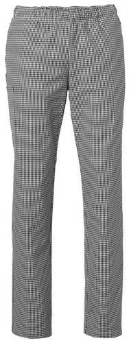 Kockbyxor 8601 unisex svart/vita pepita, str XS, 52/48% polyester/bomull