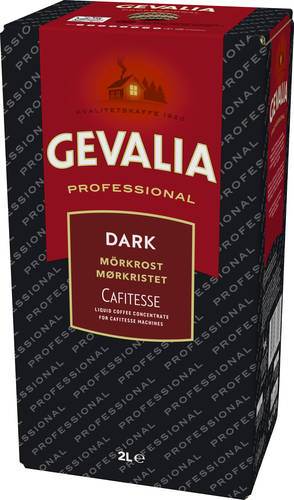 Gevalia Professional Dark mörkrost, Cafitesse, 2 x 2 l