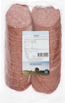 Salami, skivad, kallrökt, Sverige, 1 kg