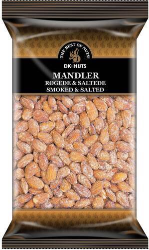 Mandler, røgede og saltede, 1 kg