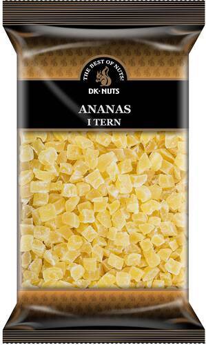 Ananas i tern, tørrede, 1 kg
