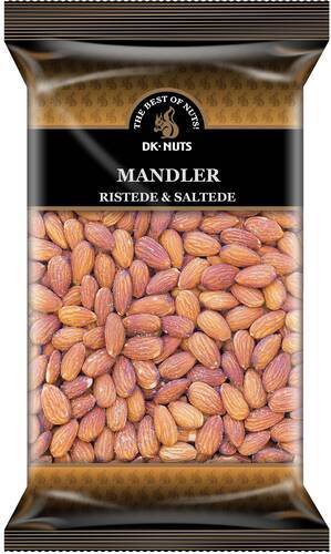 Mandlar, rostade och saltade, 1 kg
