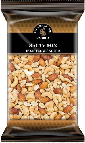 Nøddemix, ristede og saltede, 1 kg