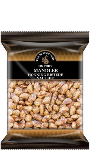 Mandler, honningristede og saltede, 500 g