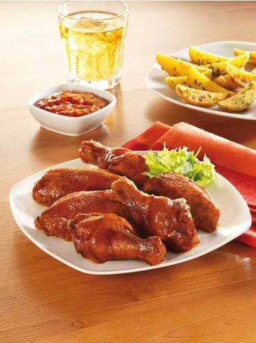Wild Wingers "Rocky Mountain-BBQ",forstegt kyllingevinger,ca. 28 stk/kg, 2,5 kg