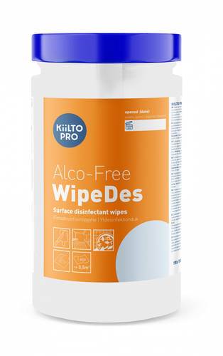 Alco-Free WipeDes, desinfektionsserviet til overflader, 200 stk