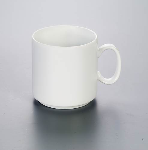 Kaffekopp 300 ml, H 8,4 cm, Ø 8,1 cm, vit