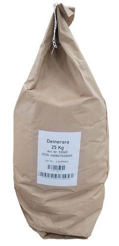 Demerara rörsocker, 25 kg