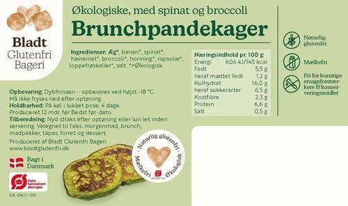 Gröna pannkakor glutenfria, ekologisk, 10 x 2 pkt