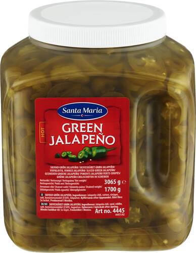 Jalapeno skivade Santa Maria 3,065 kg