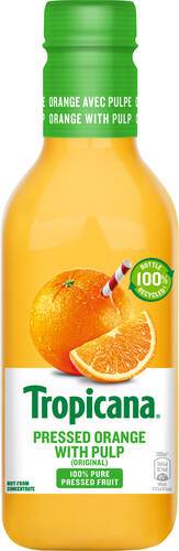 Apelsinjuice med fruktkött Tropicana, 900 ml