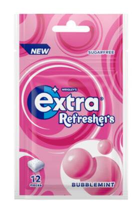 Extra refresh bubblegum, 15 x 30 g